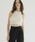 CLANE�i�N���l�j�́uSHAGGY AMERICAN SLEEVE KNIT TOPS�i���̑��g�b�v�X�j�v�b�z���C�g