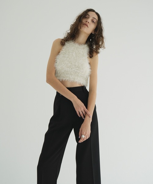 SHAGGY AMERICAN SLEEVE KNIT TOPS（その他トップス）｜CLANE