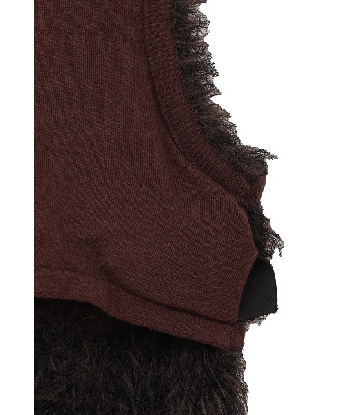 トップス CLANE SHAGGY AMERICAN SLEEVE KNIT TOPS SHAGGY AMERICAN SLEEVE KNIT TOPS（その他トップス）｜CLANE