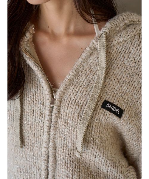 ロービングニットフーディー（ニット/セーター）｜SNIDEL（スナイデル