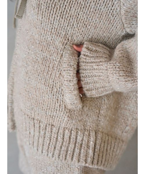 ロービングニットフーディー（ニット/セーター）｜SNIDEL（スナイデル