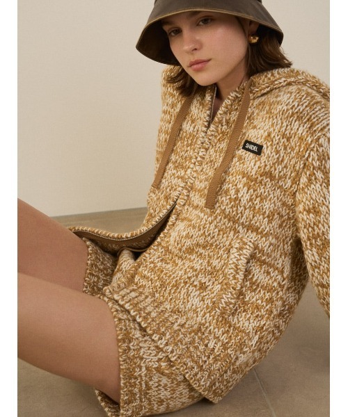 ロービングニットフーディー（ニット/セーター）｜SNIDEL（スナイデル