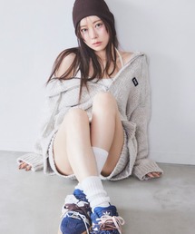 SNIDEL（スナイデル）の「ロービングニットフーディー（ニット/セーター・レディース）」
