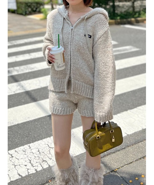 ロービングニットフーディー（ニット/セーター）｜SNIDEL