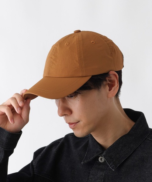 FOUND GOOD(ファウンドグッド)の「ハッスイリップストップCAP(キャップ・メンズ・ブルー系/グリーン/ブラック/レッド系/ブラウン系/グリーン系8・FREE)」の3枚目の写真