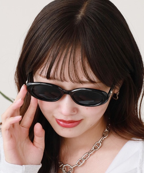 ROOPTOKYO（ループトウキョウ）の「OKUOKU 0909/オクオク オーバル型カラーサングラス メンズ 夏物 夏服（サングラス・メンズ・ブラック系その他3/ブラウン系その他3/ブラウン系その他2/アッシュグレー/ブルー系その他2/グリーン系その他/ベージュ系その他/ブラウン系その他4・FREE）」の2枚目の写真