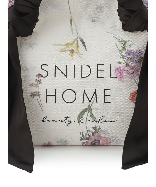 SNIDEL HOME(スナイデルホーム)の「オーガニックキャンバストート -SMALL-(FLOWER)(トートバッグ・レディース・ピンク/ブラック・F)」の13枚目の写真