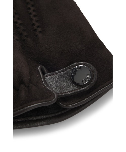 BOSS(ボス)の「シープスキン グローブ レザートリム(手袋・メンズ・ブラウン・9.5/9/8.5/8)」の3枚目の写真