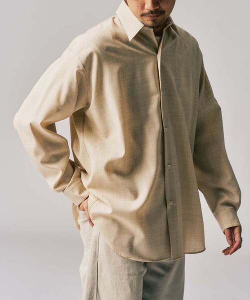 セール】LE JAPON Akita レギュラーウールシャツ（シャツ/ブラウス