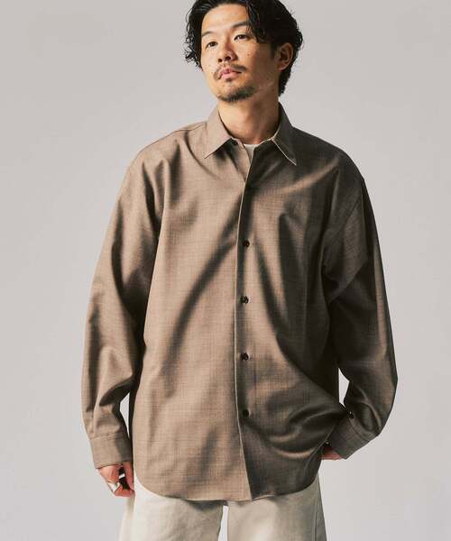 セール】LE JAPON Akita レギュラーウールシャツ（シャツ/ブラウス