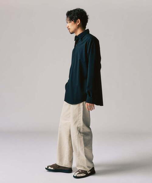 セール】LE JAPON Akita レギュラーウールシャツ（シャツ/ブラウス