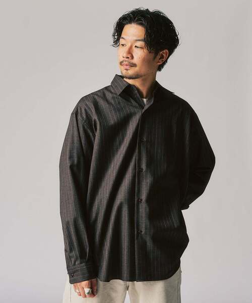 セール】LE JAPON Akita レギュラーウールシャツ（シャツ/ブラウス