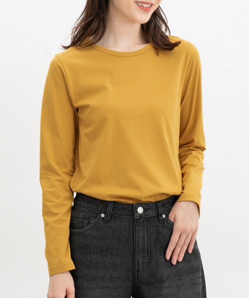 オーガニッククルーT（Tシャツ/カットソー）｜Honeys（ハニーズ）の