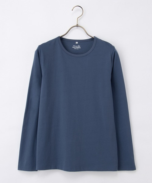 Honeys(ハニーズ)の「オーガニッククルーT(Tシャツ/カットソー・レディース・グリーン/ボルドー/ブラウン/イエロー系その他/ブルー・S/M/LL/L)」の18枚目の写真