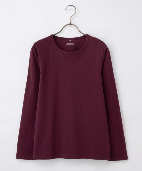 Honeys(ハニーズ)の「オーガニッククルーT(Tシャツ/カットソー・レディース・グリーン/ボルドー/ブラウン/イエロー系その他/ブルー・S/M/LL/L)」の20枚目の写真