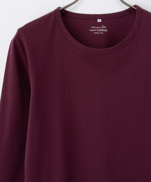Honeys(ハニーズ)の「オーガニッククルーT(Tシャツ/カットソー・レディース・グリーン/ボルドー/ブラウン/イエロー系その他/ブルー・S/M/LL/L)」の21枚目の写真