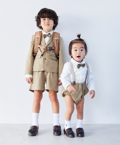 Fluffy BROTHERS(フラッフィーブラザーズ)の「キッズサスペンダー(サスペンダー・キッズ・ベージュ・M)」の5枚目の写真