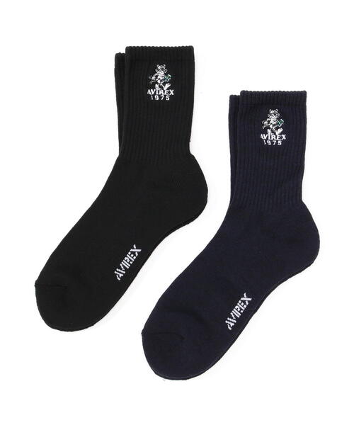 AVIREX（アヴィレックス）の「《直営店限定》TOM CAT 1975 SOX / トムキャット 靴下 / AVIREX / アヴィレックス（ソックス/靴下・メンズ・ホワイト/ブラック・FREE）」の10枚目の写真