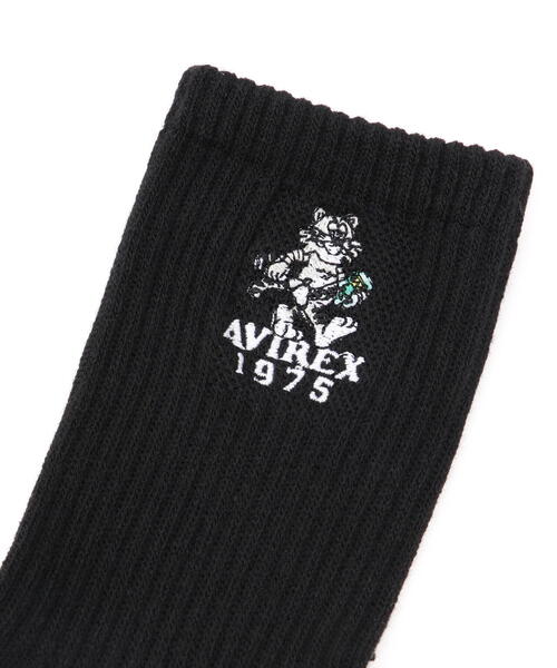 AVIREX（アヴィレックス）の「《直営店限定》TOM CAT 1975 SOX / トムキャット 靴下 / AVIREX / アヴィレックス（ソックス/靴下・メンズ・ホワイト/ブラック・FREE）」の9枚目の写真