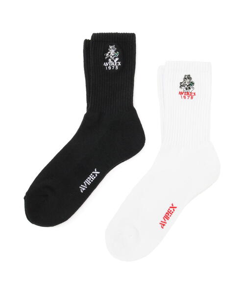 AVIREX（アヴィレックス）の「《直営店限定》TOM CAT 1975 SOX / トムキャット 靴下 / AVIREX / アヴィレックス（ソックス/靴下・メンズ・ホワイト/ブラック・FREE）」の11枚目の写真