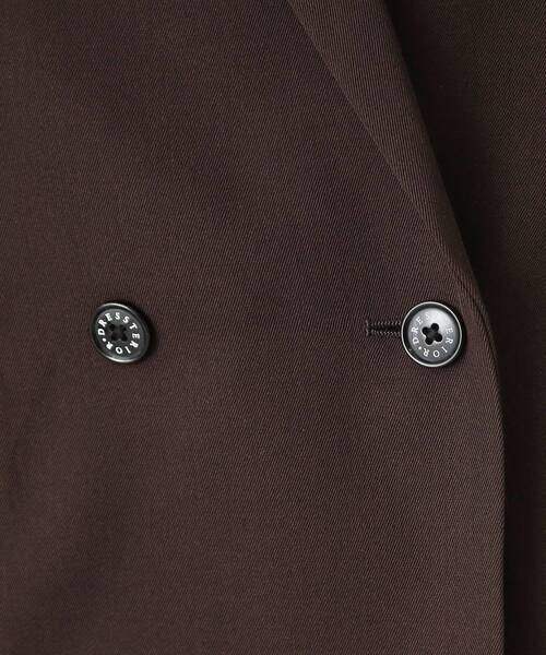 DRESSTERIOR（ドレステリア）の「【セットアップ可/オンオフ/otonaMUSE 11月号掲載】ウールビスコースカルゼジャケット（テーラードジャケット・レディース・ブラウン系その他・38/36/34）」の11枚目の写真