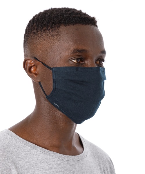 DAILY STANDARD by SANDINISTA(デイリースタンダードバイサンディニスタ)の「Daily Gauze Mask - 2 Packs / ダブルガーゼマスク - 2枚セット(マスク・メンズ・オリーブ/ブラック/ナチュラル/ネイビー・SMALL/LARGE/MEDIUM)」の12枚目の写真