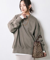 綿100%ピグメント染裏起毛スウェット<大きいサイズ有>シックスタイル