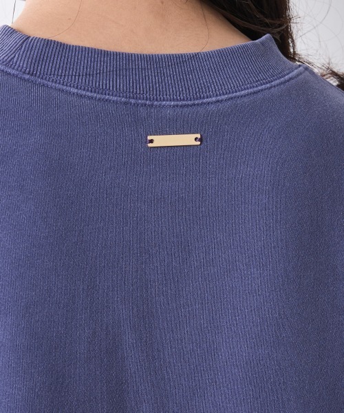 CHIC STYLE(シックスタイル)の「綿100%ピグメント染裏起毛スウェット<大きいサイズ有>シックスタイル(スウェット・レディース・パープル/モカ/カーキ系・5L/4L/3L/LL/L/M)」の15枚目の写真