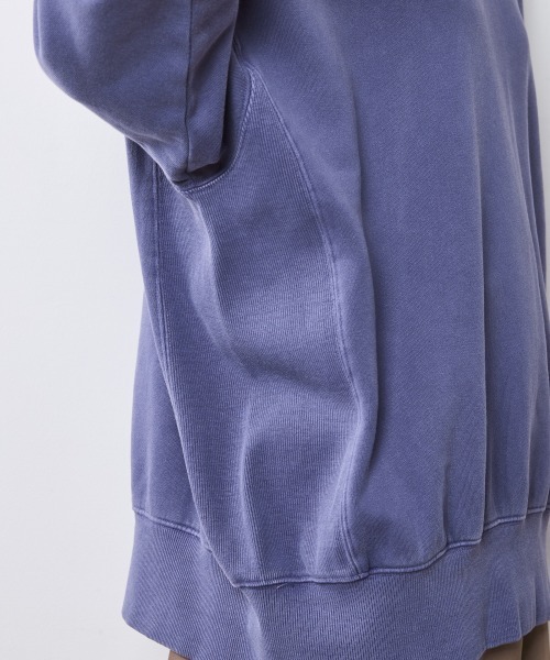 CHIC STYLE(シックスタイル)の「綿100%ピグメント染裏起毛スウェット<大きいサイズ有>シックスタイル(スウェット・レディース・パープル/モカ/カーキ系・5L/4L/3L/LL/L/M)」の18枚目の写真