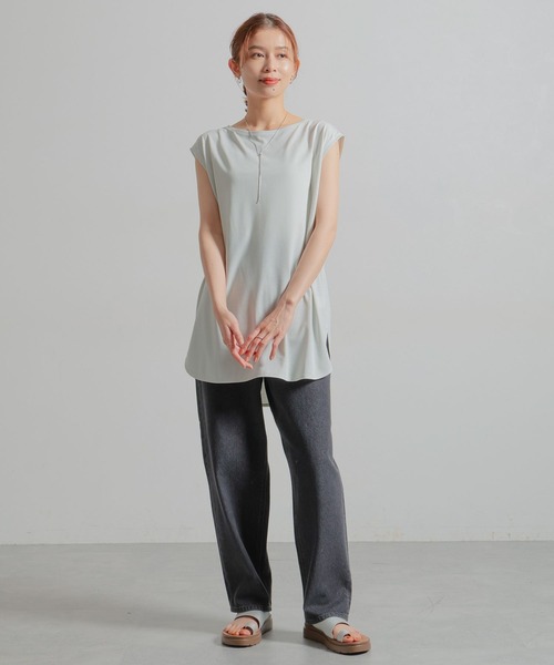 studio CLIP（スタディオクリップ）の「テーパードデニムパンツ[プチ・プラスサイズあり]《CLIP denim》（デニムパンツ・レディース・ブラック/インディゴブルー/ブルー・LARGE/SMALL/MEDIUM/PM/PL/X-LARGE/XX-LARGE/XXX-LARGE）」の11枚目の写真