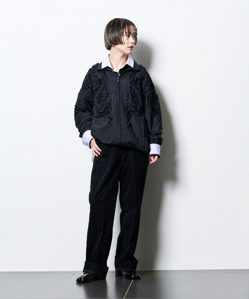 TAAKK(ターク)の「TAAKK 別注 EMBROIDERYWINDBREAKER:ブルゾン(ブルゾン・レディース・ブラック・MEDIUM)」の10枚目の写真