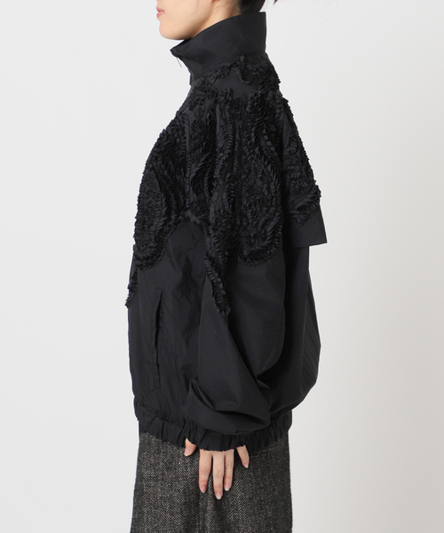 TAAKK(ターク)の「TAAKK 別注 EMBROIDERYWINDBREAKER:ブルゾン(ブルゾン・レディース・ブラック・MEDIUM)」の16枚目の写真