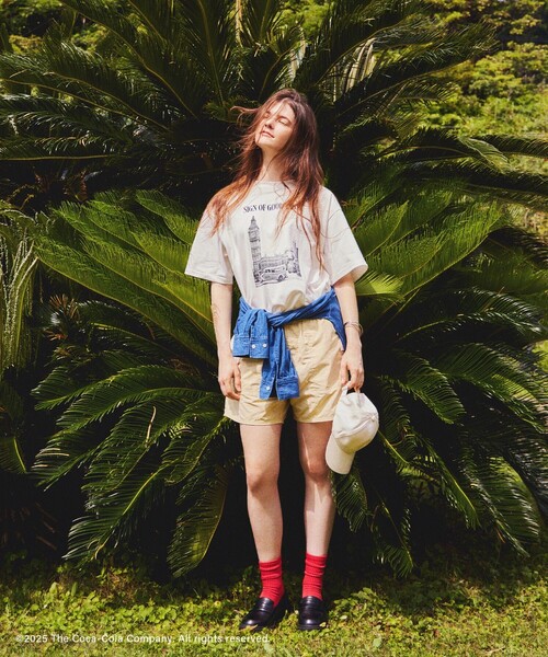 Coca Cola（コカコーラ）の「【Coca-Cola】【汗染み加工】アソートグラフィックTシャツ（Tシャツ/カットソー・レディース・ブラック/ホワイト/ホワイト系その他2/ホワイト系その他・L/M）」の10枚目の写真