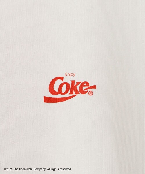 Coca Cola（コカコーラ）の「【Coca-Cola】【汗染み加工】アソートグラフィックTシャツ（Tシャツ/カットソー・レディース・ブラック/ホワイト/ホワイト系その他2/ホワイト系その他・L/M）」の21枚目の写真