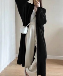 ファータッチ ロング ニット カーディガン