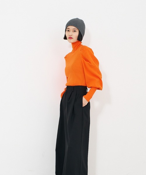 NOMINE（ノミネ）の「コットン ビーニー/ニット帽（ニットキャップ/ビーニー・レディース・ライトグレー/ブラック/ダークブラウン/レッド/アイボリー・フリー）」の20枚目の写真