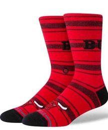 STANCE（スタンス）の「STANCE/スタンス ソックス "NBA チームソックス" BULLS HOMESICK CREW A556D25BHC（ソックス/靴下）」