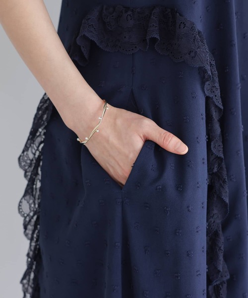 somari imagination（ソマリ イマジネーション）の「『ドビードットフリルキャミワンピース』（ワンピース・レディース・ブラック/ネイビー・1/2）」の19枚目の写真