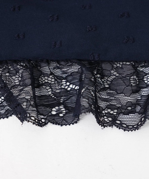 somari imagination（ソマリ イマジネーション）の「『ドビードットフリルキャミワンピース』（ワンピース・レディース・ブラック/ネイビー・1/2）」の5枚目の写真