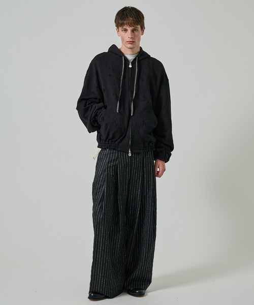 SHINYAKOZUKA(シンヤコヅカ)の「【SHINYAKOZUKA】Dear BAGGY(ISSUE#7)(スラックス・メンズ・ストライプ・S/M)」の7枚目の写真
