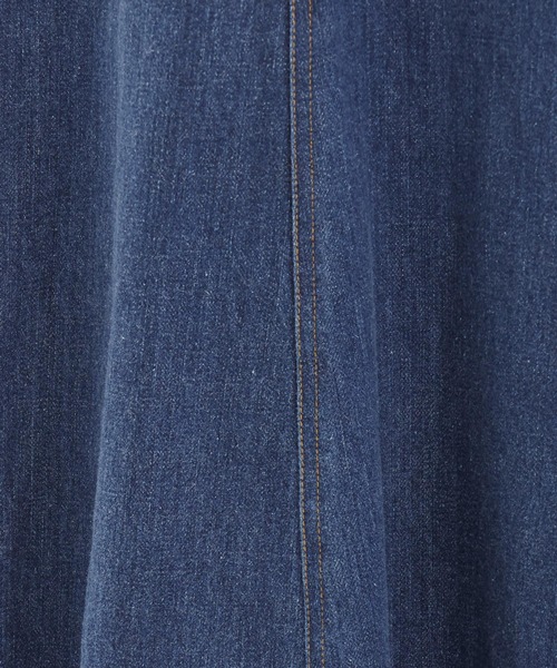Andemiu（アンデミュウ）の「デニムフレアロングスカート579830（デニムスカート・レディース・ネイビー/ブルー・SMALL/MEDIUM）」の21枚目の写真