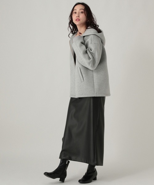 Elura（エルーラ）の「ダンボールパーカー/600898（パーカー・レディース・ブラック/ライトグレー・FREE）」の6枚目の写真