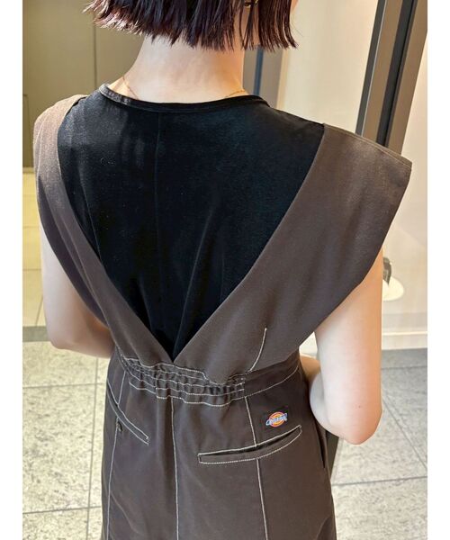 Dickies(ディッキーズ)の「【別注Dickies】ZIPジャンパースカート(ジャンパースカート・レディース・ブラウン/グリーン/ベージュ・MEDIUM/SMALL)」の17枚目の写真