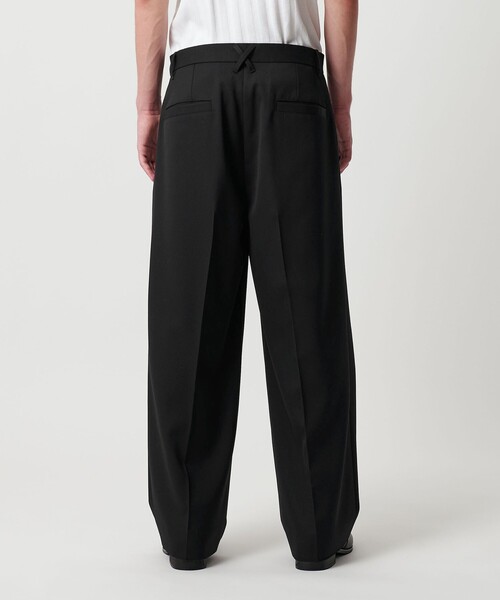 セール】TW ツイル ワイド 2P ストレート スラックス -セットアップ