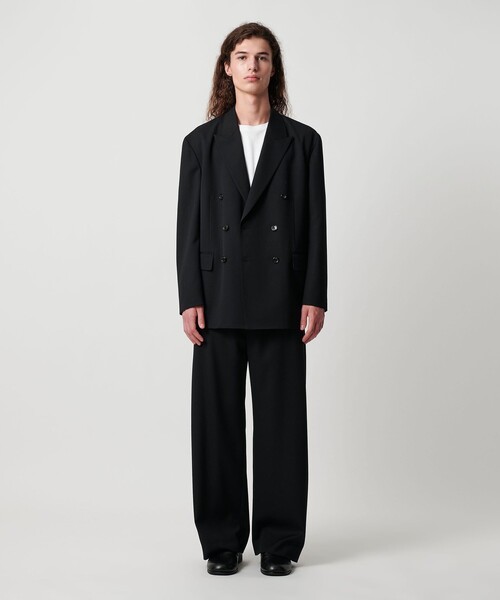 MONKEY TIME（モンキータイム）の「TW ツイル ワイド 2P ストレート スラックス -セットアップ対応-（スラックス・メンズ・ブラック・S/L/M）」の9枚目の写真