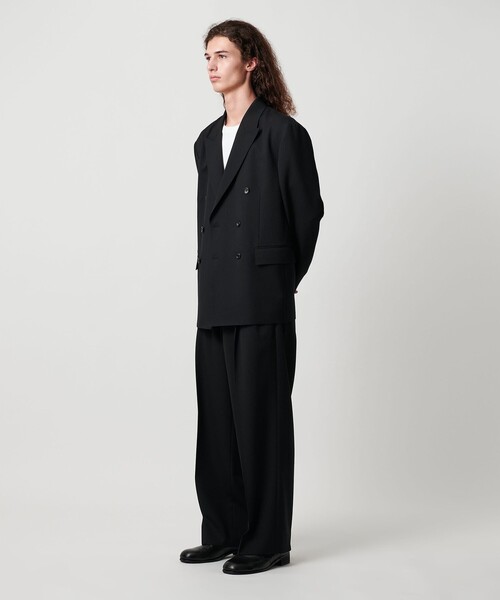【日本未発売】　1dyLL ワイドスラックス URBAN RESEARCH｜new basic ウールツイルワイドスラックス