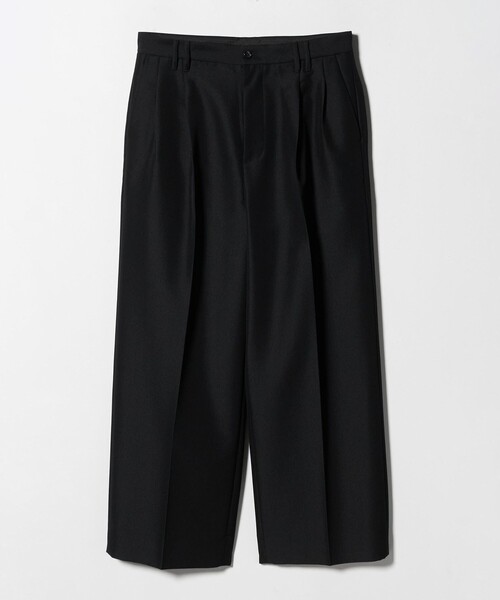 TW ツイル ワイド 2P ストレート スラックス -セットアップ対応