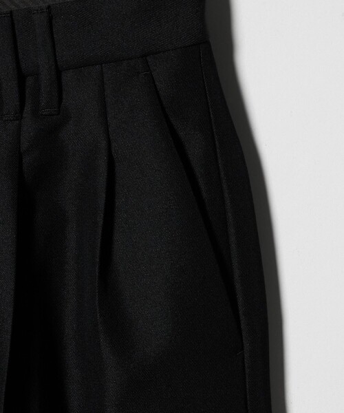 MONKEY TIME（モンキータイム）の「TW ツイル ワイド 2P ストレート スラックス -セットアップ対応-（スラックス・メンズ・ブラック・S/L/M）」の15枚目の写真