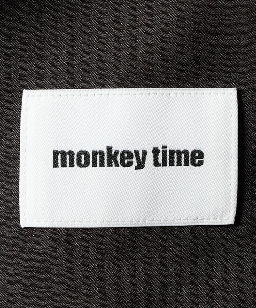 MONKEY TIME（モンキータイム）の「TW ツイル ワイド 2P ストレート スラックス -セットアップ対応-（スラックス・メンズ・ブラック・S/L/M）」の20枚目の写真