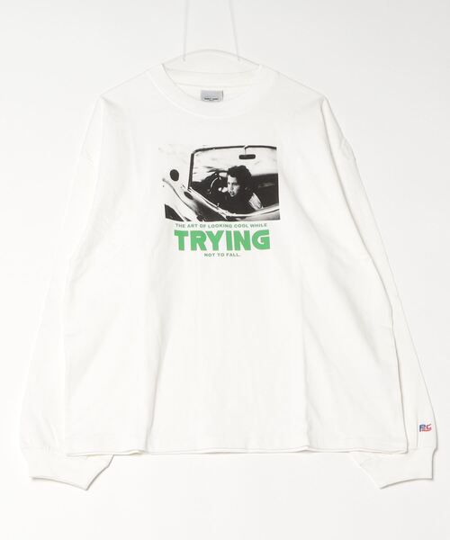 PARROTT CANVAS(パロットキャンバス)の「Photo Message L/S T-shirt(Tシャツ/カットソー・レディース・オフホワイト/ホワイト系その他・FREE)」の2枚目の写真